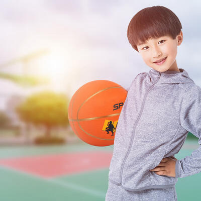 

Greensen Size 5 Rubber Children Student Sport Training Basketball Orange Gilt-edged