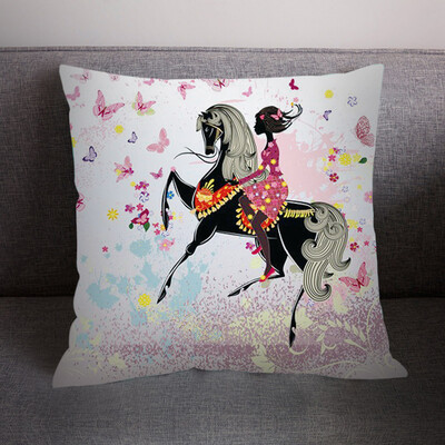 

〖Follure〗Print Pillow Case Polyester Sofa Car Cushion Cover Home Decor