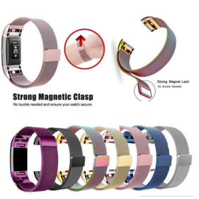 

Stainless Steel Replacement Spare Watch Band Strap Bracelet for Fitbit Charge 2