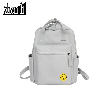 

Supply new shoulder bag college wind canvas popular candy backpack student fashion handbags