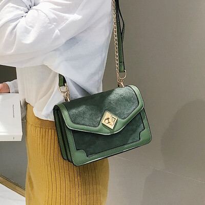 

Net red pouch fashion retro shoulder bag handbag 2019 new tide ocean Messenger bag wild ins chain bag