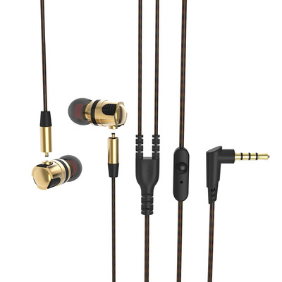

Metal Pluggable with Wheat In-ear Headphones