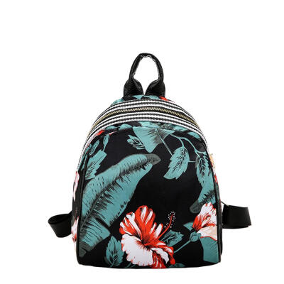 

Women Flower Floral Printing Backpacks Teenager Girls Travel School Bags