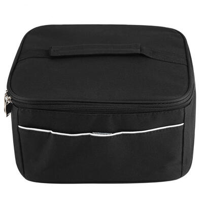

Greensen Portable Oxford Large Capacity Insulated Lunch Box Black Waterproof Food Bag