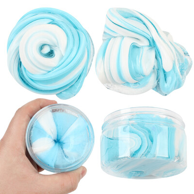 

Siaonvr Beautiful Color Mixing Cloud Slime Putty Scented Stress Kids Clay Toy BU