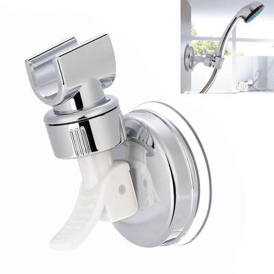 

Siaonvr Shower Head Handset Holder Chrome Bathroom Wall Mount Adjustable Suction Bracket