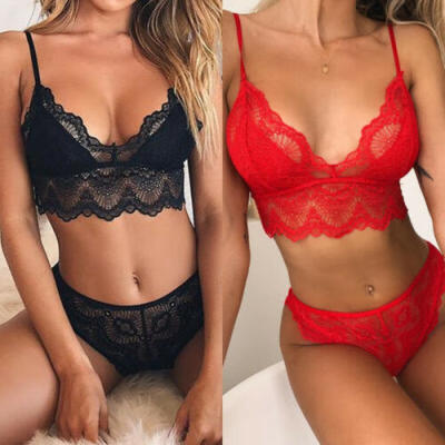 

Womens Sexy Lace Sissy Lingerie Babydoll G-String Thong Underwear Nightwear Set