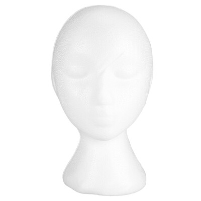 

Greensen 1PC Portable Foam Wig Hat Headwear Displaying Mannequin Model Head Foam Mannequin Head Wig Display Head