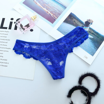 

Lace Women Panties Hollow Out Sexy Panties Temptation Low Waist Cross Belt G-String Female Lingerie
