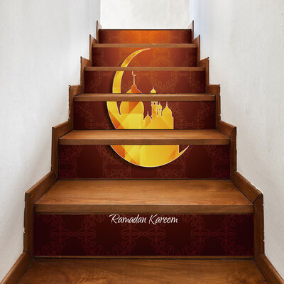 

〖Follure〗Muslim Ramadan Blessing Creative Stair Stickers Creative Floor Stairs Decorative