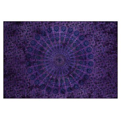 

Boho Printed Wall Hanging Tapestry Square Blanket Yoga Mattress Home Decor