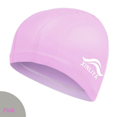 

Unisex Adult Fashion Swimming Cap Bathing Hat Elastic Polyester Women Men Cap