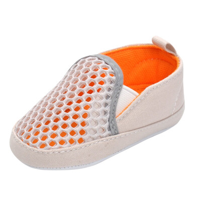 

Summer Newborn Toddler Baby Boys Girls Elastic Solid Mesh Soft Casual Shoes