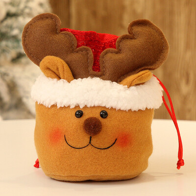 

Many memories Christmas decorations Christmas tree gift box Christmas greeting card Christmas decoration gift bag candy bag velvet doll gift bag deer