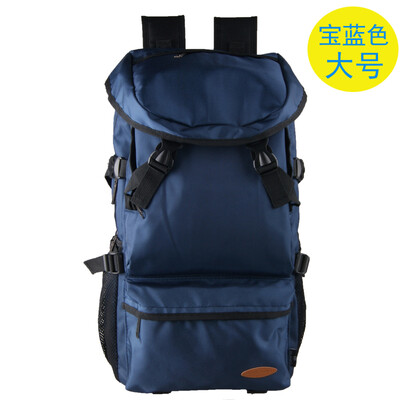 

Light rider large capacity double shoulder bag female Korean version schoolbag trendy backpack men travel mountain bag outdoor wat