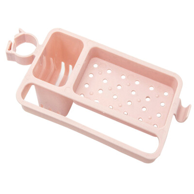 

Home Kitchen Water Faucet Sink Sponge Soap Rag Drain Rack Storage Shelf Holder