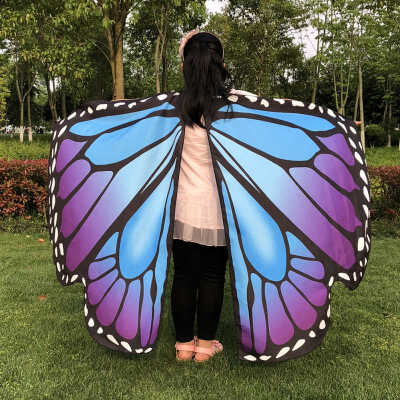 

New Hot Halloween Butterfly Wings Type Cloak Children Cloak Party Decoration Cute Butterfly Cloak Festive Party Supplies