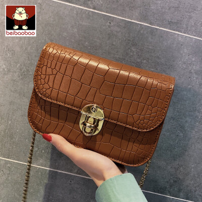 

Net red small bag women 2019 new western style texture small square bag Korean version of shoulder slung chain bag tide