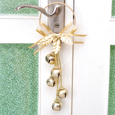 

〖Follure〗Bowknot Jingle Bell Rings Pendant for Christmas Tree And Door Hanging Decor