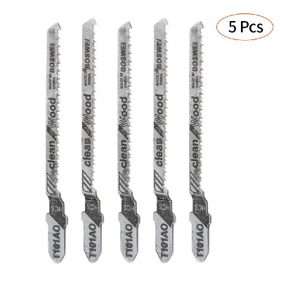

5 pcs JigSaw Blades Woodworking Curve Saw Power Tools Jigsaw Metal Universal Fine Teeth Medium Tooth Wood Curve Cutting Saw Houtbe