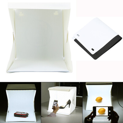 

Siaonvr LED Light Room Photo Studio Photography Lighting Tent Kit Backdrop Cube Mini Box