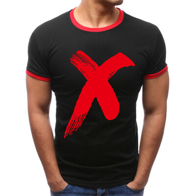 

Toponeto Men Fashion Solid Printing Style Cotton Design T-shirt Casual Shirts Tops Blouse