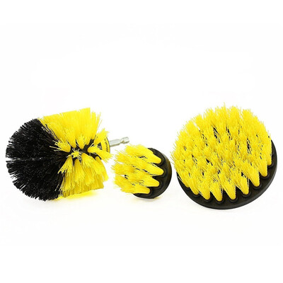 

Siaonvr 3Pcs Grout Power Scrubber Cleaning Brush Tub Cleaner Combo Tool Kit Black