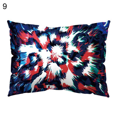 

Colorful Pigment Print Pillow Case Cushion Cover Removable Sofa Bed Cafe Decor