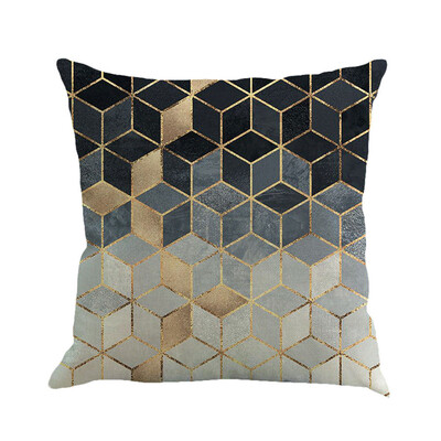 

Siaonvr Geometry Painting Linen Cushion Cover Throw Pillow Case Sofa Home Decor A