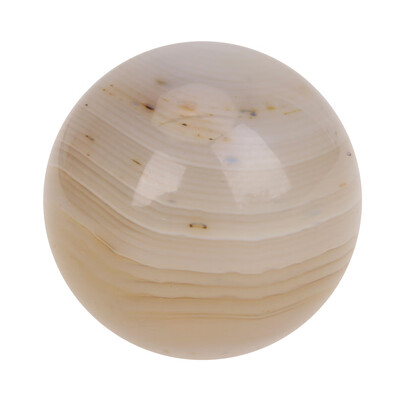 

19mm Natural White Marble Crystal Ball Sphere with Stand Decor DIY Jewelry