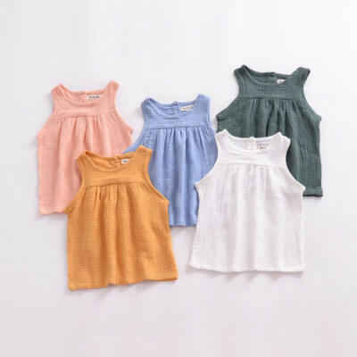 

2018 Toddler Baby Kids Girls Dress Tank Vest Tops T-Shirt Outfit Set Clothes