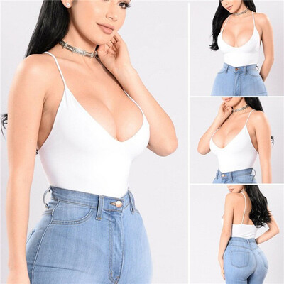 

Sexy Women Summer Casual V neck Tank Top Vest Blouse Sleeveless Crop Tops Shirt