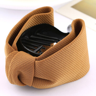 

1 PC New Design Adult Hair Accessories for Women Girls Fashion Hairpin Side Banana Clip Twist Bow Gripper Tie Ponytail Clip