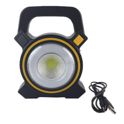 

Solar Portable Rechargeable Emergency Searchlight LED Camping Light Outdoor Work Spot Lamp