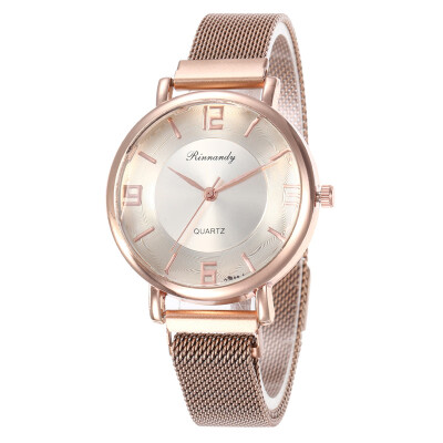 

Magnet magnet strap with diamonds ladies watch simple digital quartz watch