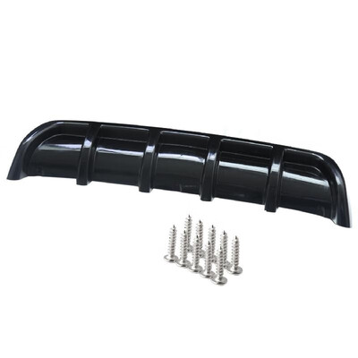 

Universal Carbon fiber Car Rear Bumper Lip Diffuser 6 Fin Shark Fin Style Car Back Bumper Spoiler Lip Splitter