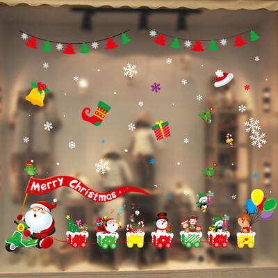 

Tailored Merry Christmas Window Wall Sticker Decoration Decal Home Decor Xmas
