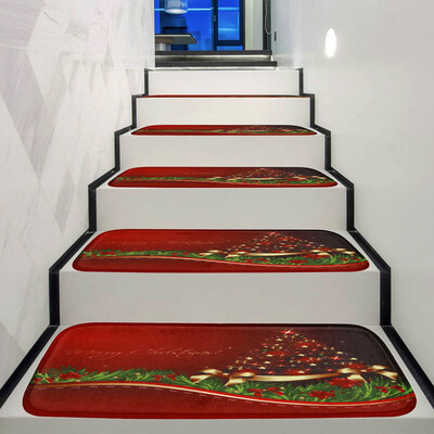 

〖Follure〗Christmas Decoration 1Set StepBasic Non-Slip Coral Fleece Resistant Carpet Stair