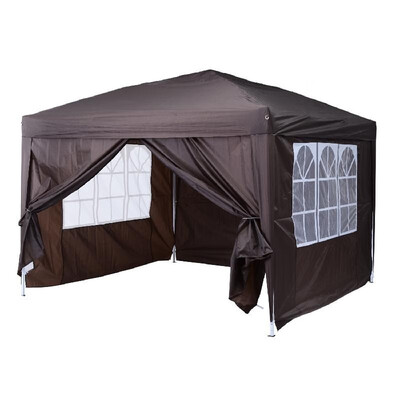 

10 x 10 Pop Up Gazebo Canopy Party Tent with Sidewalls&Storage Bag