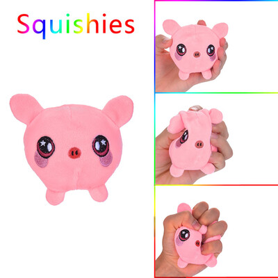 

YIWULAFurry Squishies Pig Scented Stuffed Slow Rising Toys Stress Relief Toy Hop Props