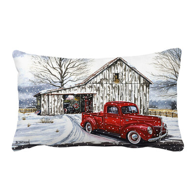 

Tailored Christmas Pillowcase Soft Sofa Cushion Home Decoration Pillow Case Waist Cushion