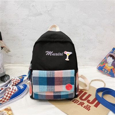 

Ins wind bag female Korean version of small fresh high school students Joker Mori ancient sense of campus backpack