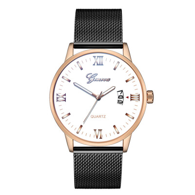 

Gobestart Luxury Watches Quartz Watch Stainless Steel Dial Casual Bracele Watch