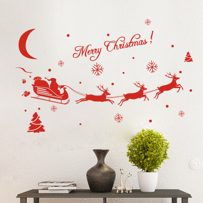 

Gobestart Christmas Decoration Decal Window Stickers Home Decor