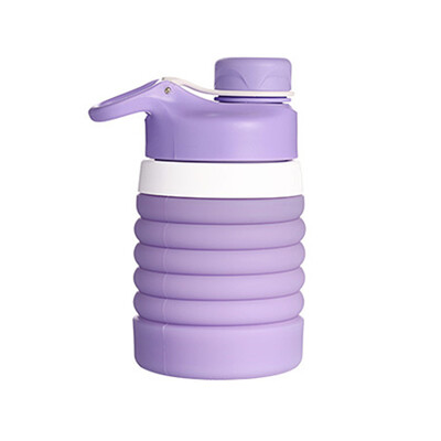 

Portable Collapsible Water Bottle FDA Approved Food-Grade Silicone Portable Leak Proof Travel Water Bottle