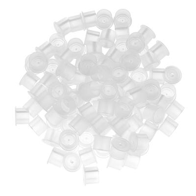

Plastic Microblading Tattoo Ink Cup Cap Pigment Clear Holder Container