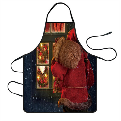 

Siaonvr Christmas Decoration Waterproof Apron Kitchen Aprons Dinner Party Apron