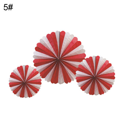 

3PcsSet Round Hanging Honeycomb Paper Fans DIY Banner Halloween Party Decor