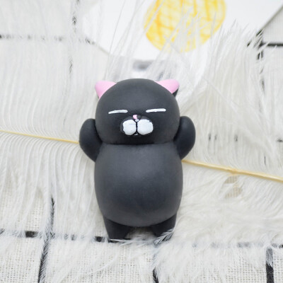 

Siaonvr Cute Mochi Squishy Cat Squeeze Healing Fun Kids Kawaii Toy Stress Reliever Decor