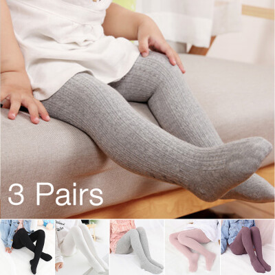 

Baby Girls Seamless Cable Knit Tights Pack of 3